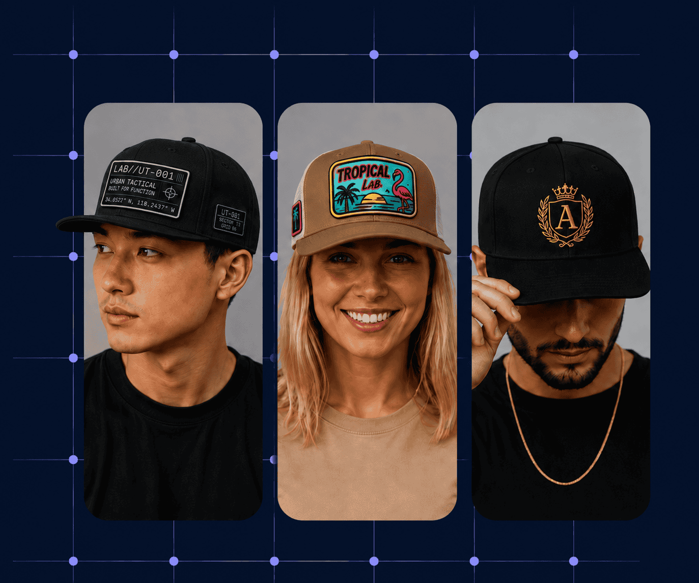 the patch lab Cyprus identity built headwear dna styles